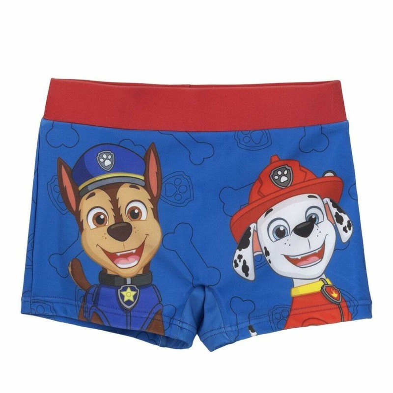 Boxer de Bain pour Enfants The Paw Patrol Bleu