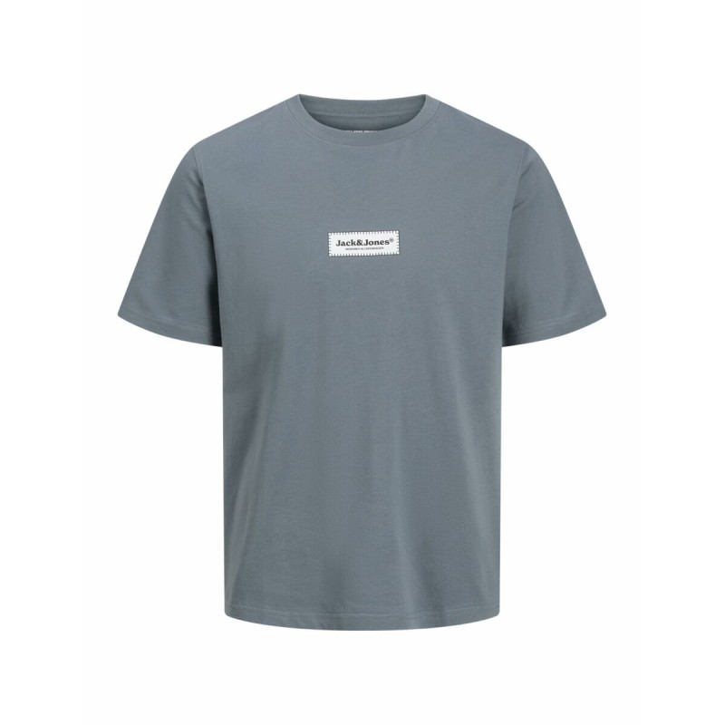 T-shirt à manches courtes homme Jack & Jones JORSPLIT FAKESTITCH BRANDING Gris