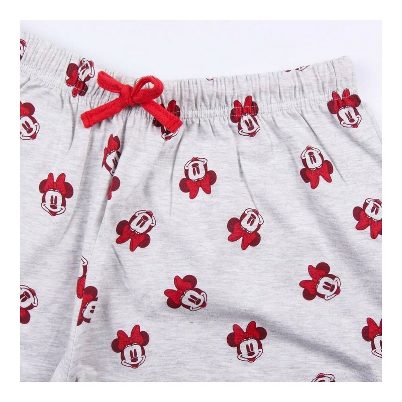 Pyjama Minnie Mouse Gris Femme