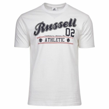 T shirt à manches courtes Russell Athletic Amt A30311 Blanc Homme