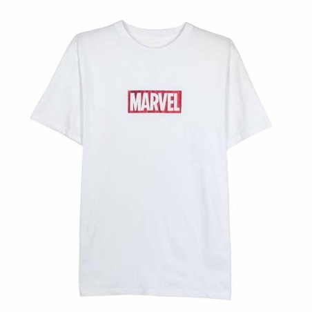 T-shirt à manches courtes homme Marvel Blanc