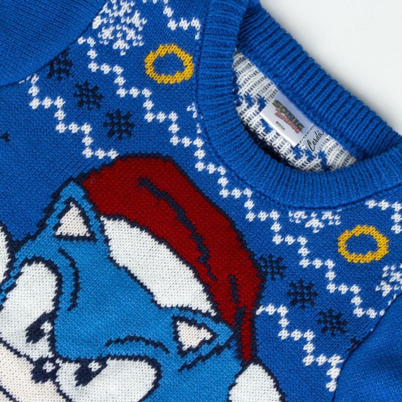 Pull unisex Sonic Bleu