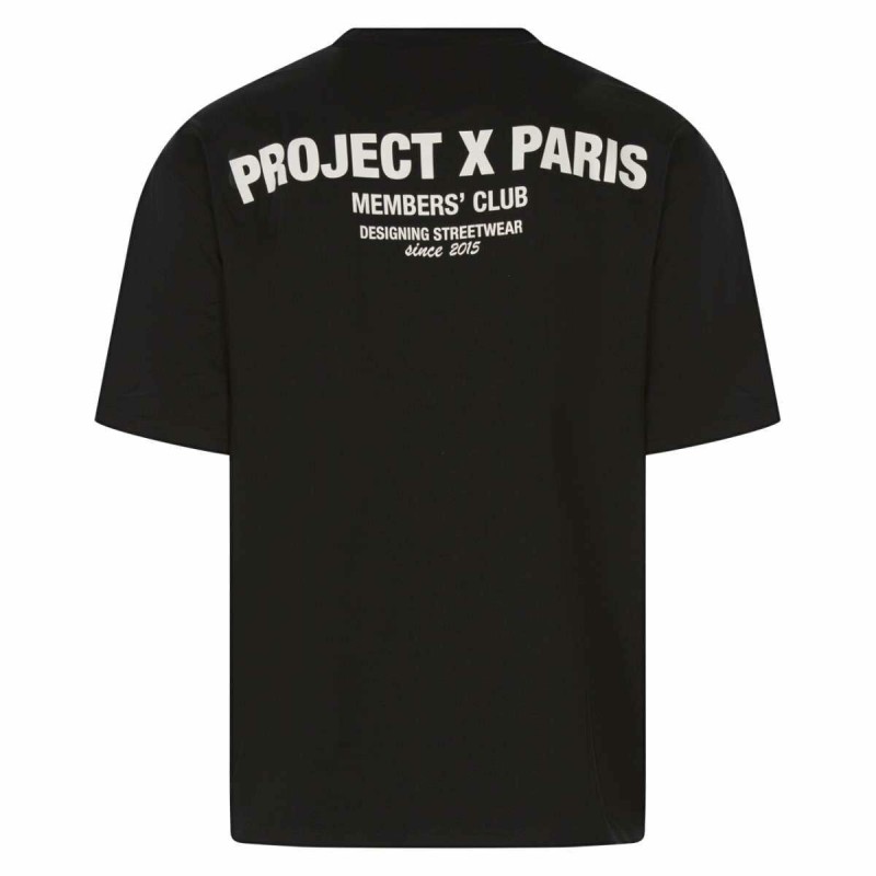 T-shirt à manches courtes homme Project X Paris 2410124 Noir