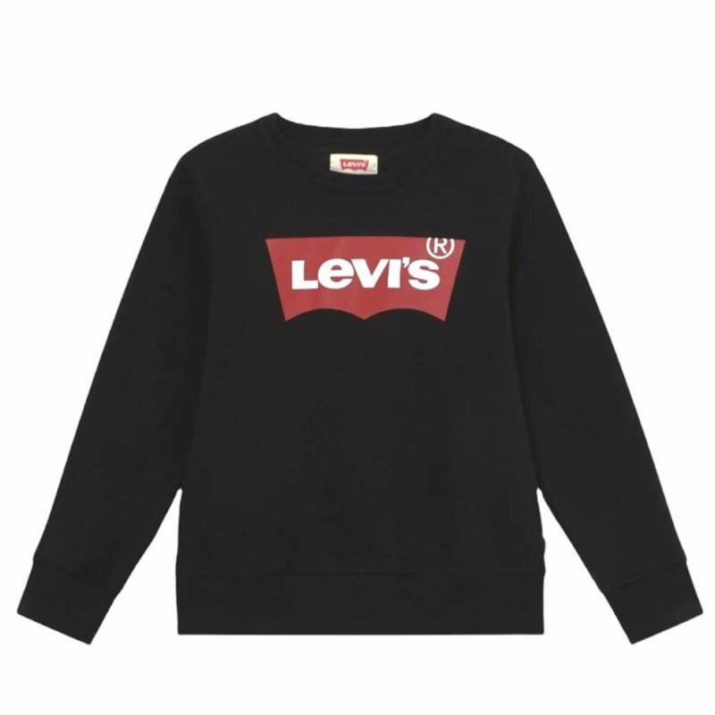 T shirt à manches courtes Enfant Levi's L/S Batwing Noir