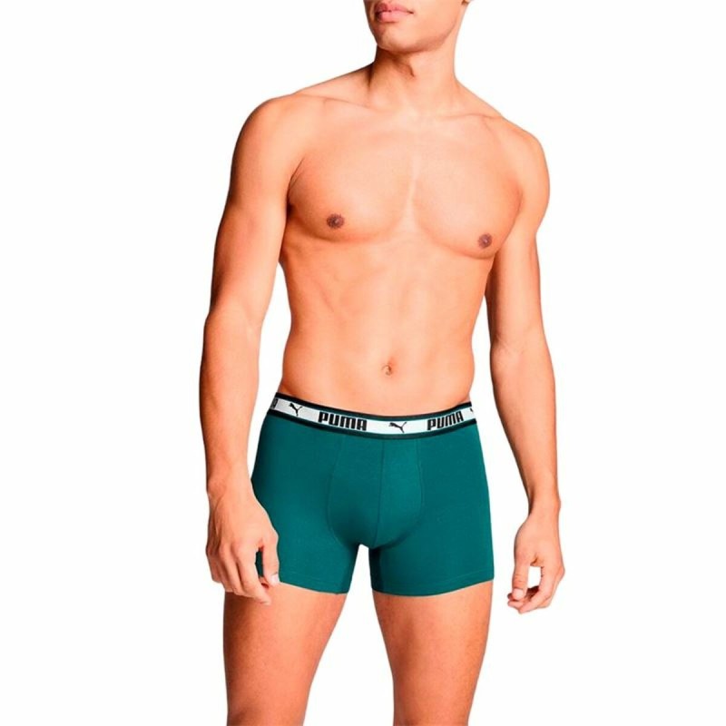 Boxer pour homme Puma Vert