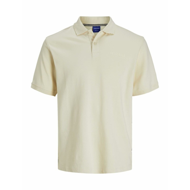 Polo à manches courtes homme Jack & Jones JORFREDERIKSBERG Beige