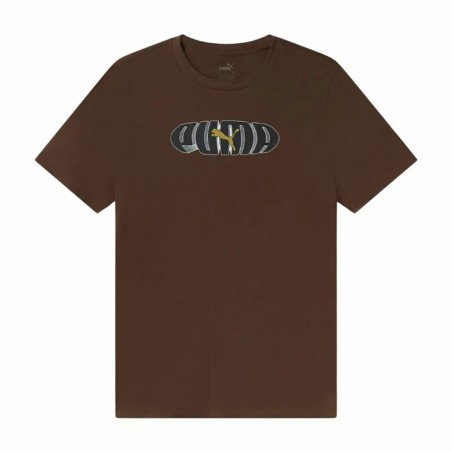 T-shirt à manches courtes homme Puma Marron