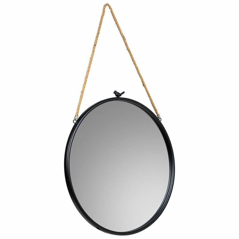 Miroir mural Alexandra House Living Noir 1 x 60 x 60 cm Cercle