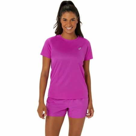 T-shirt à manches courtes femme Asics Core Ss Top Rose Fuchsia