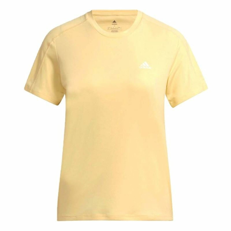 T-shirt à manches courtes femme Adidas Run It Jaune