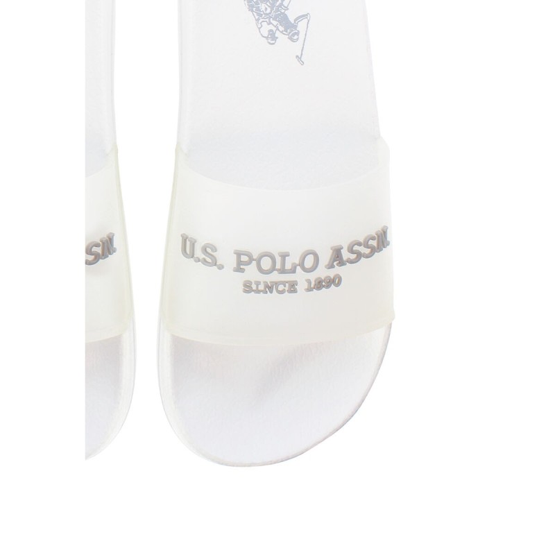 Tongs pour Femmes U.S. Polo Assn. AMAMI009 WHI008  Blanc