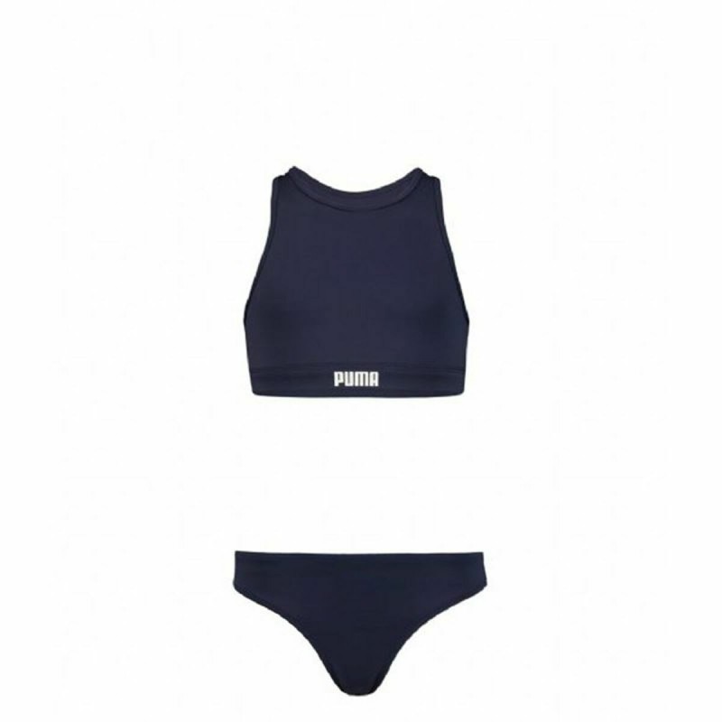 Bas de Bikini Pour Filles Puma Racerback 2 Pièces Bleu