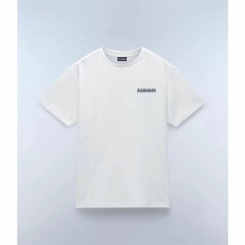 T-shirt à manches courtes homme Napapijri S-Linth Ss Blanc