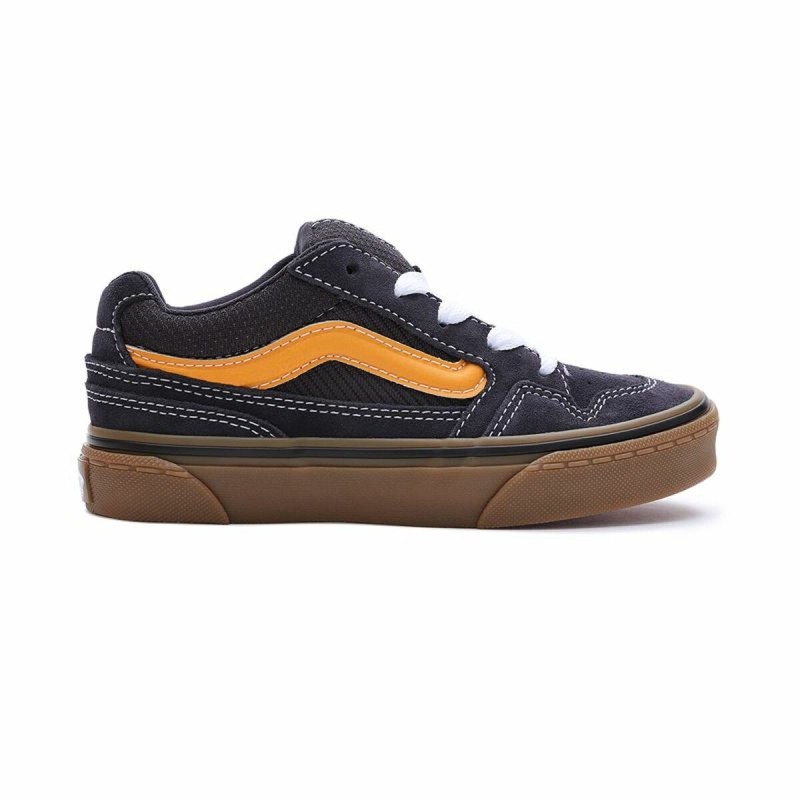 Chaussures casual enfant Vans Caldrone YT Gum Noir