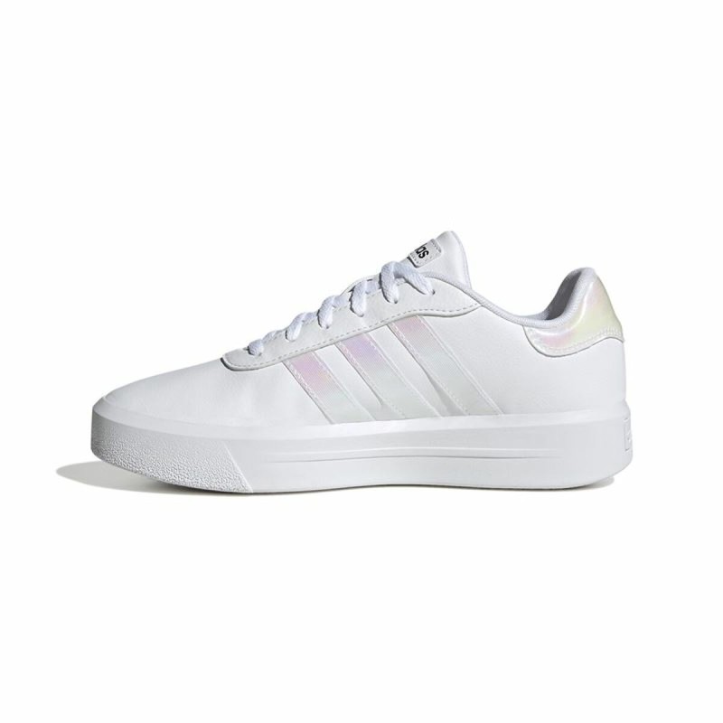 Chaussures de sport pour femme Adidas Court Platform Blanc