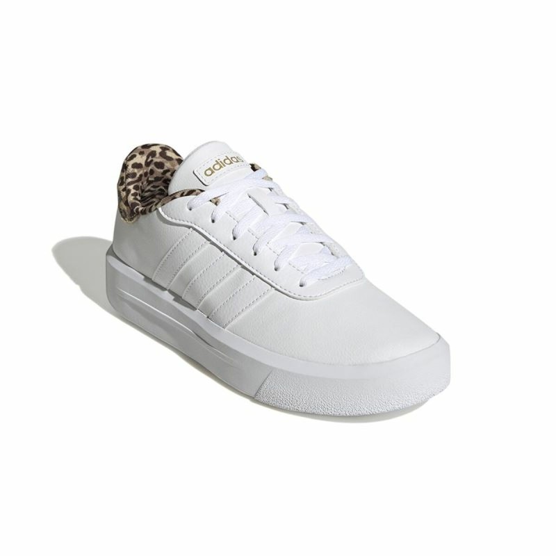 Chaussures de sport pour femme Adidas Court Platform Blanc