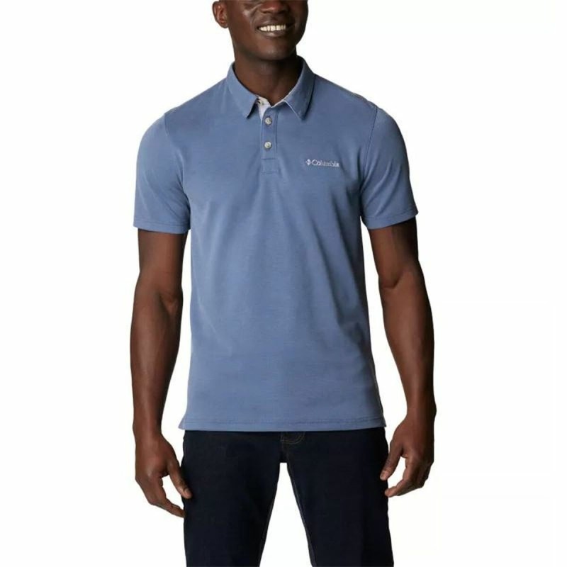 Polo à manches courtes homme Columbia Nelson Point™ Indigo