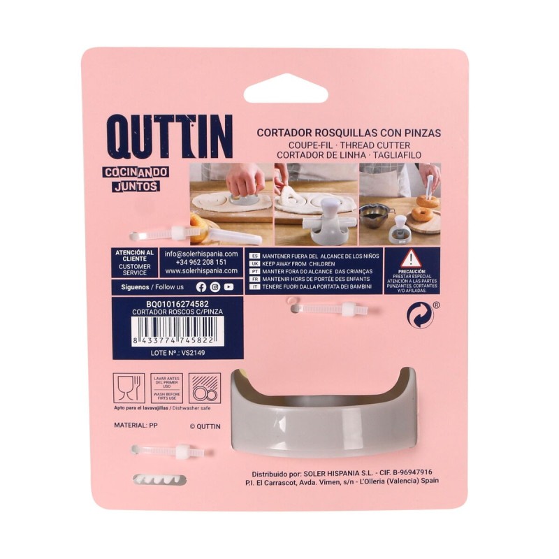 Mélangeur à pâtisserie Quttin 8 x 8,5 cm (12 Unités)