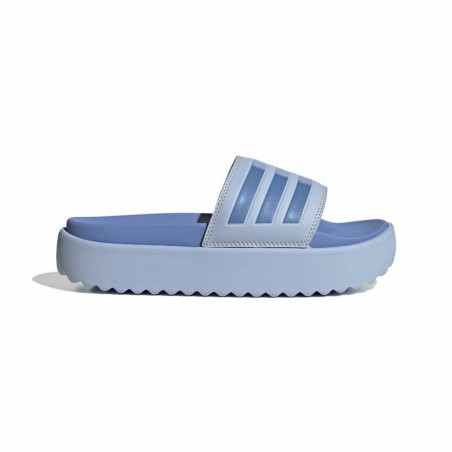 Tongs de Piscine Adidas Adilette Platform Bleu