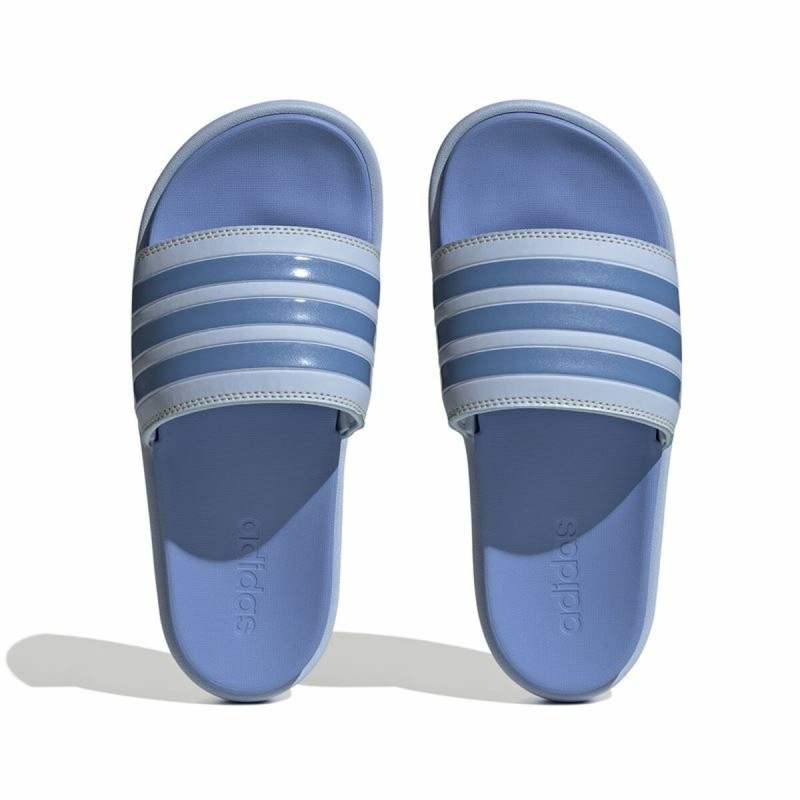 Tongs de Piscine Adidas Adilette Platform Bleu