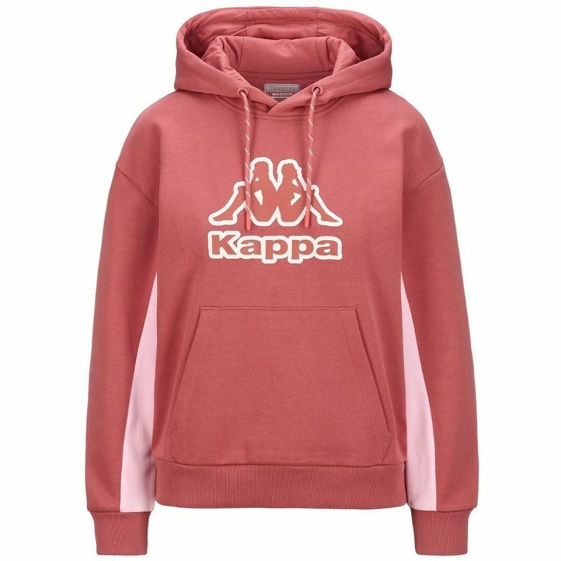 Sweat à capuche femme Kappa Felad Beige