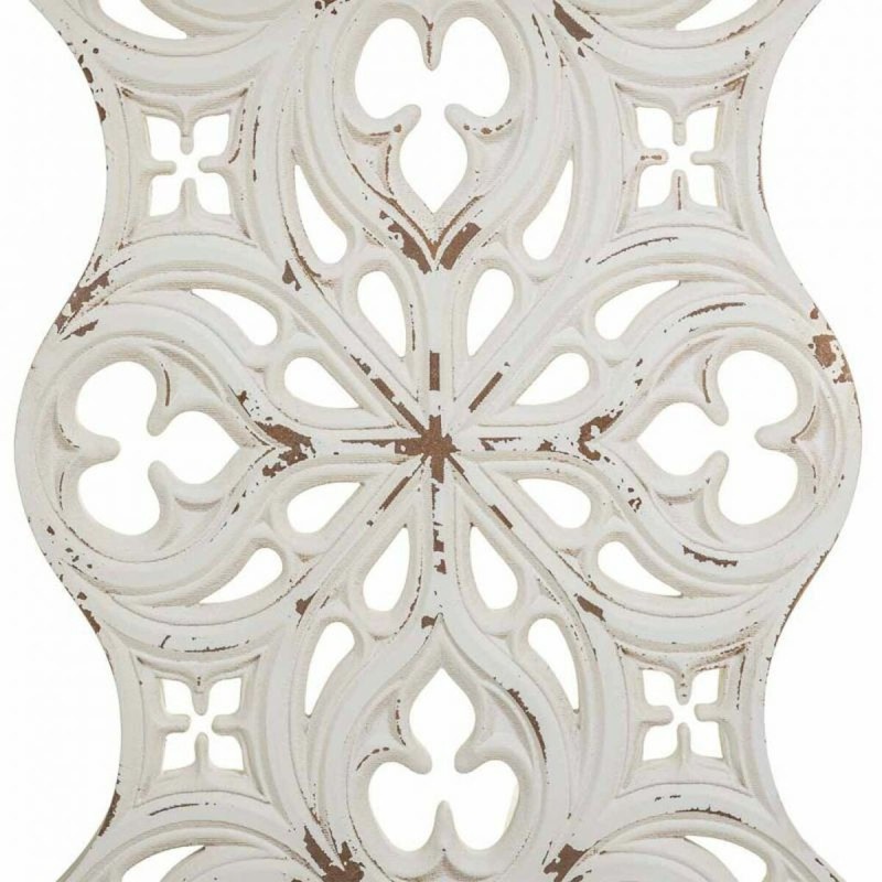 Meuble d'Entrée Alexandra House Living Blanc Bois d'épicéa Bois MDF 36 x 92 x 120 cm