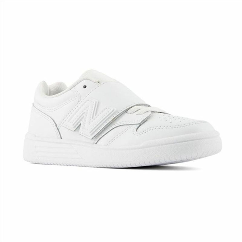 Chaussures casual enfant New Balance 480 Bungee Lace Blanc