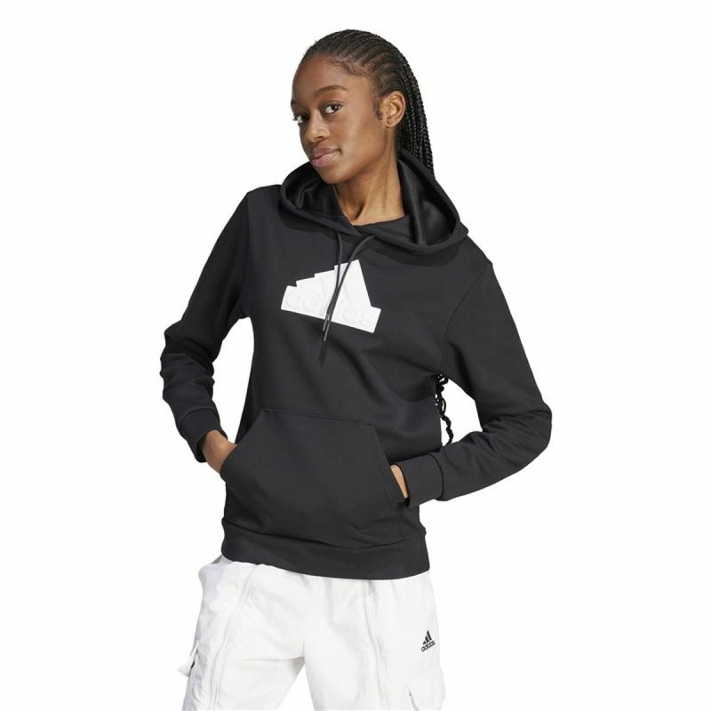 Sweat à capuche femme Adidas Fi Bos Noir