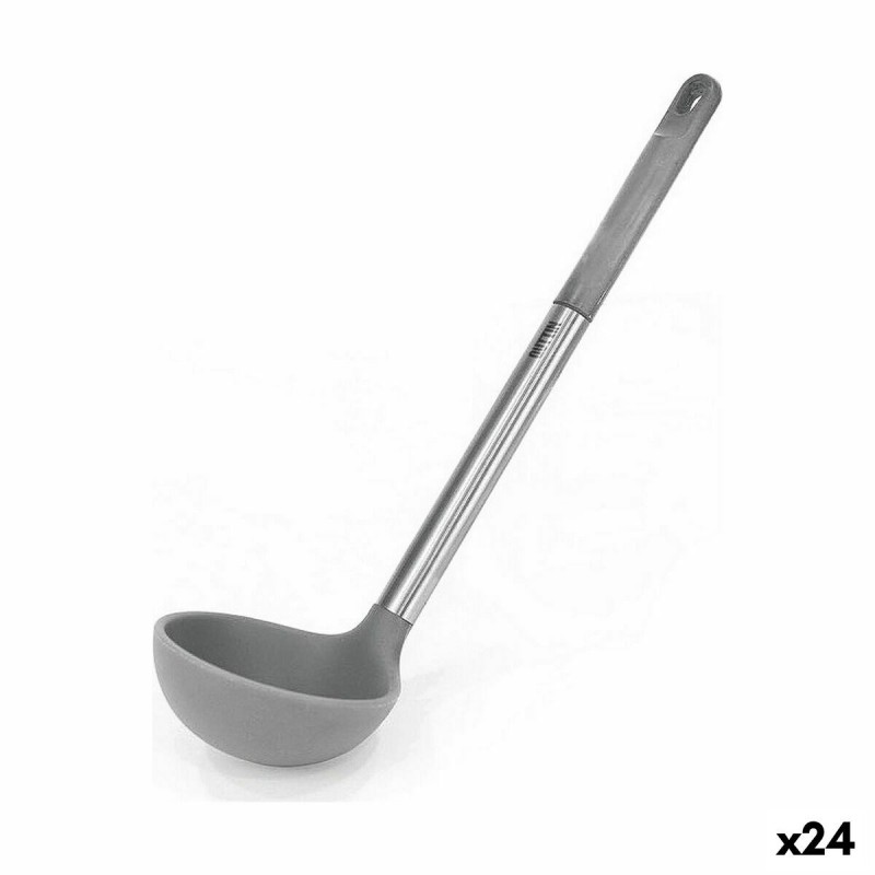 Louche Quttin Gris Silicone Acier 31 x 8