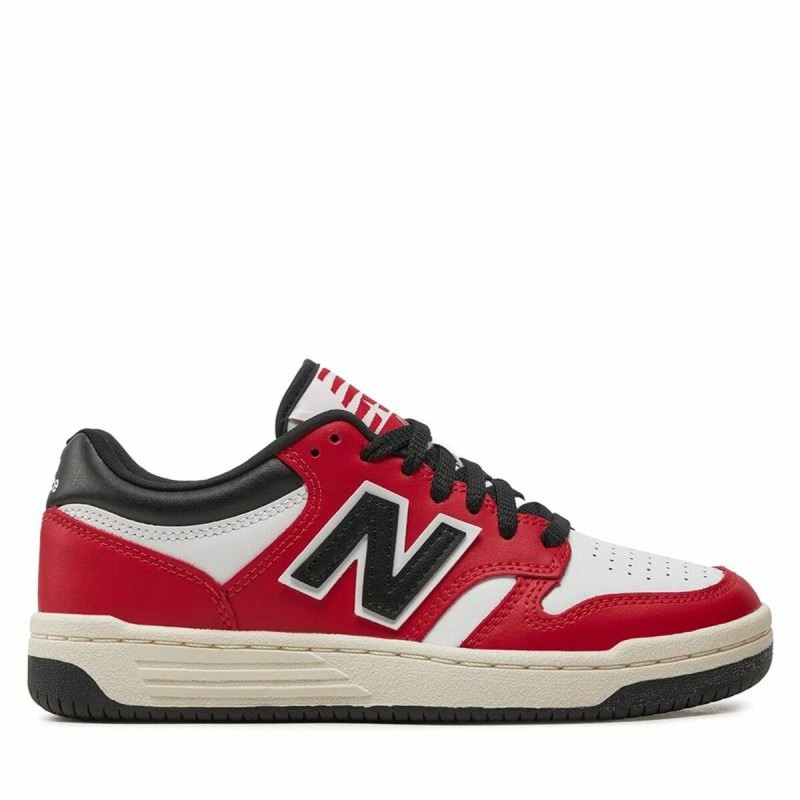 Chaussures de Sport pour Enfants New Balance 480 Blanc Rouge