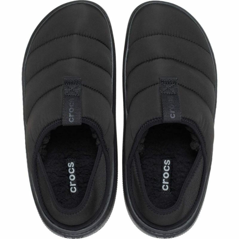 Baskets Casual pour Femme Crocs Classic Puff Moc Noir