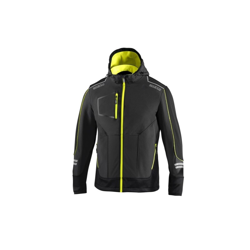 Veste de Sport pour Homme Sparco Tech TW Jaune Gris