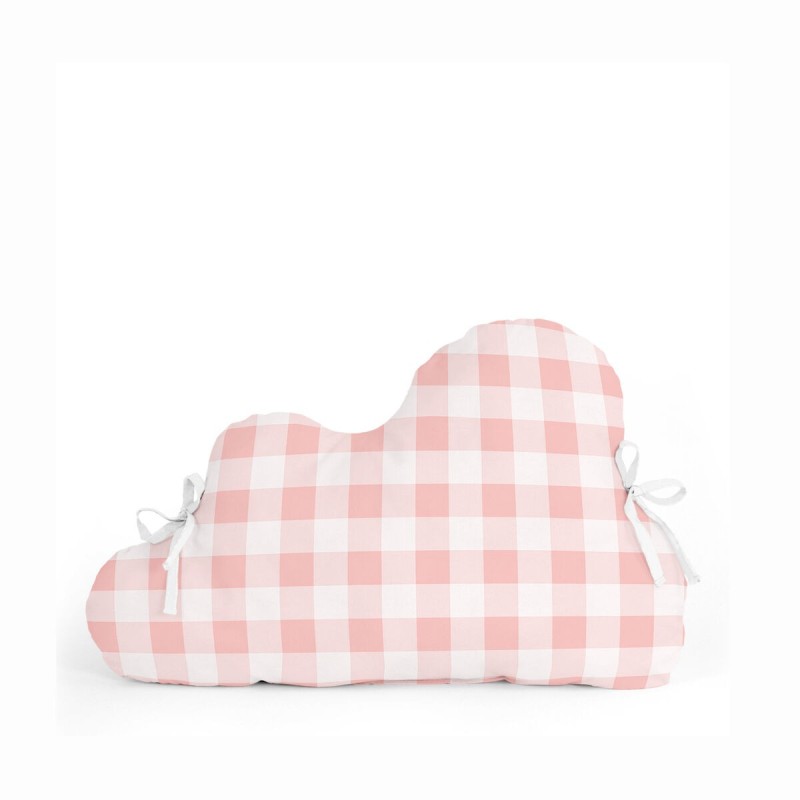 Protection du berceau HappyFriday Basic Kids Vichy Rose 60 x 40 cm