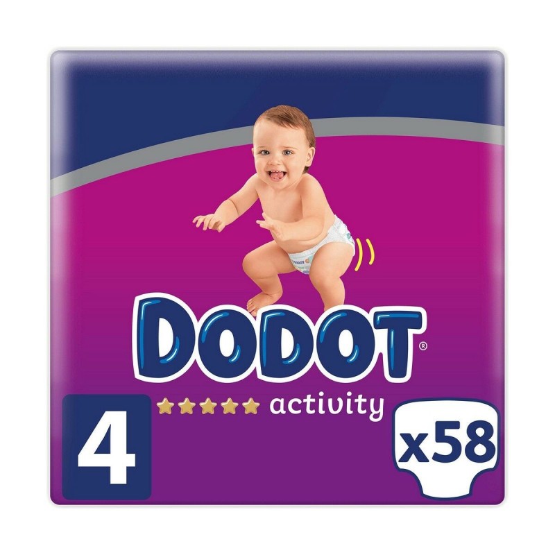 Couches jetables Dodot Dodot Activity 9-14 kg 58 Unités