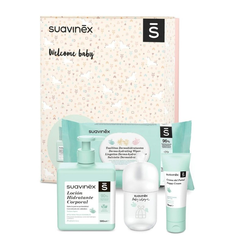 Coffret Bébé Suavinex Rose (4 Pièces)