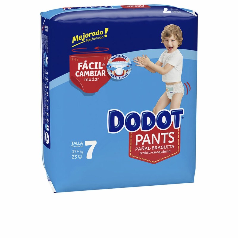 Couches Dodot Pants Taille 7 17 kg (23 Unités)