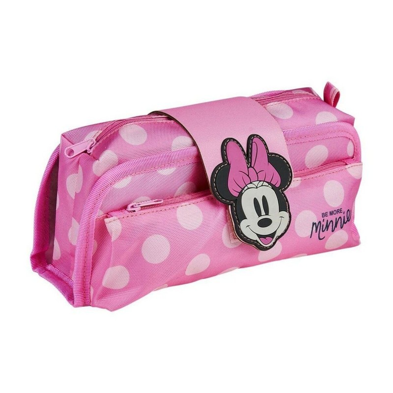 Trousse d'écolier Minnie Mouse Rose (22 x 12 x 7 cm)