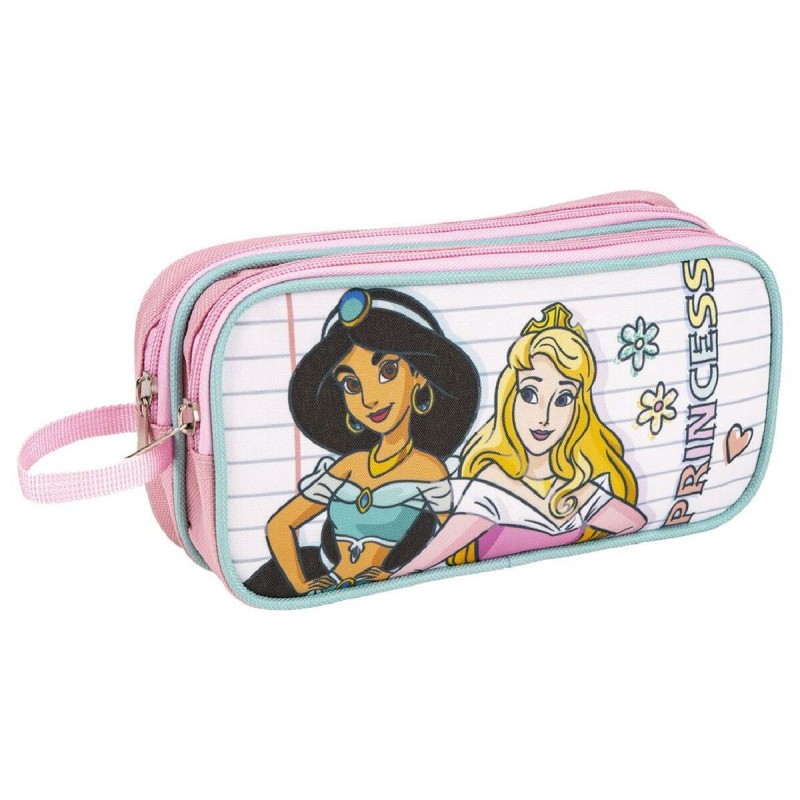 Trousse Fourre-Tout Double Disney Princess Rose 22