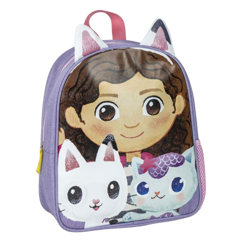 Cartable Gabby's Dollhouse Lila 25 x 30 x 10 cm