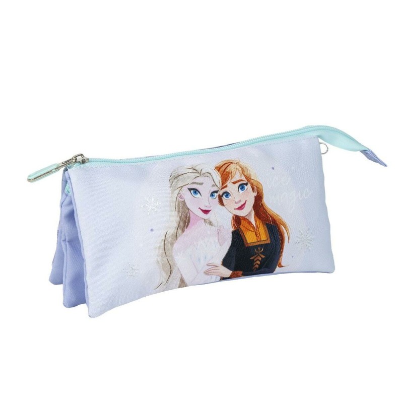 Trousse Fourre-Tout Triple Frozen Lila 11