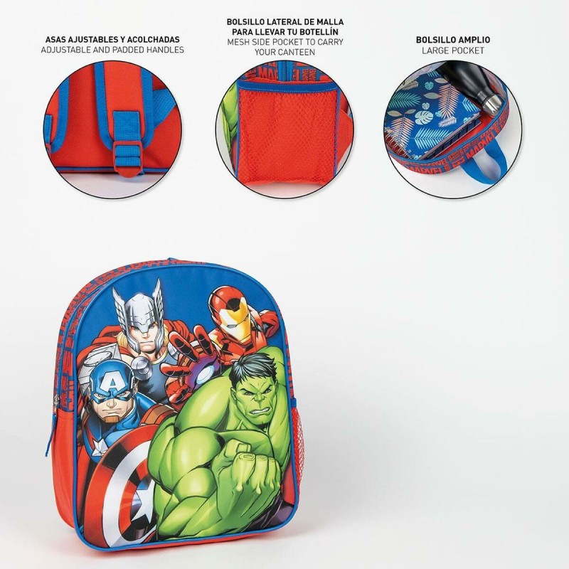 Cartable The Avengers Bleu 25 x 20 x 30 cm