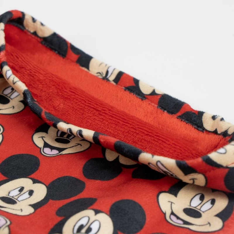 Snood polaire Mickey Mouse Rouge