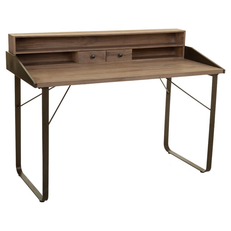 Bureau Alexandra House Living Marron Bois Fer Tôle Bois d'épicéa 60 x 95 x 130 cm