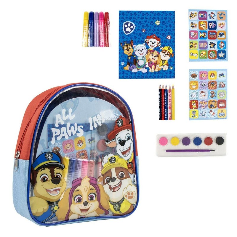 Sac à Dos pour Enfant à Dessiner The Paw Patrol Rouge 22 x 23 x 7 cm