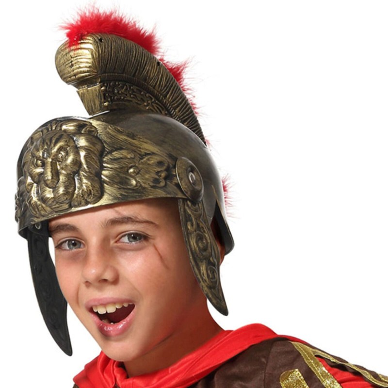 Casque Romain Enfant Doré