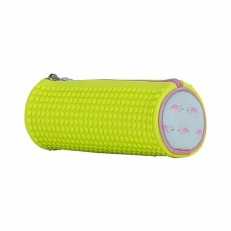 Trousse d'écolier cylindrique Nikidom 3250 Jaune