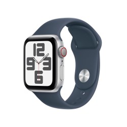 Montre intelligente Watch SE Apple MRGJ3QL/A Bleu Argenté 40 mm