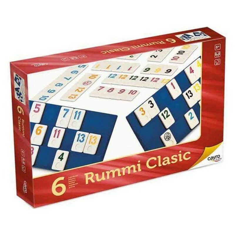 Jeu de société Rummi Classic Cayro (ES-PT-EN-FR-IT-DE) (ES-PT-EN-FR-IT-GR) (35 x 26 x 6 cm)