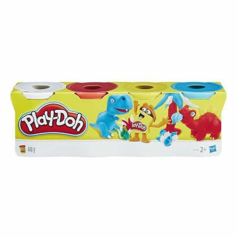 Pâte à modeler en argile Colores Silvestres Play-Doh E4867ES0 (4 pcs)