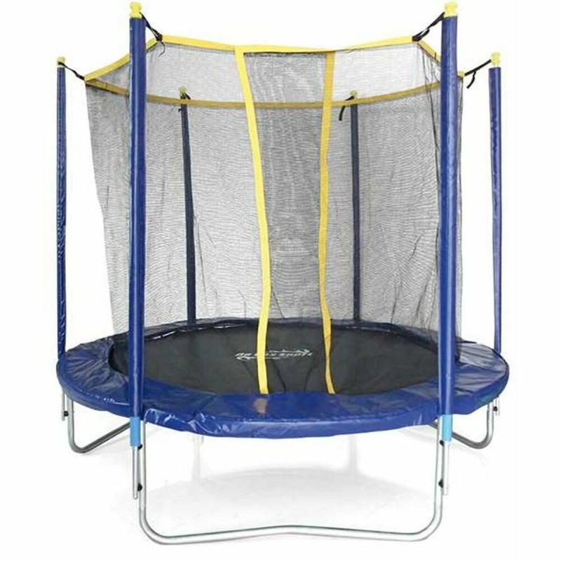 Trampoline 50 kg Bleu (182 x 172 cm)